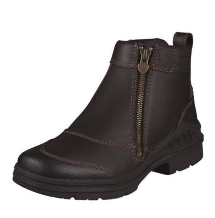 Ariat Jodpush Barnyard Side Zip, Mrkbrun